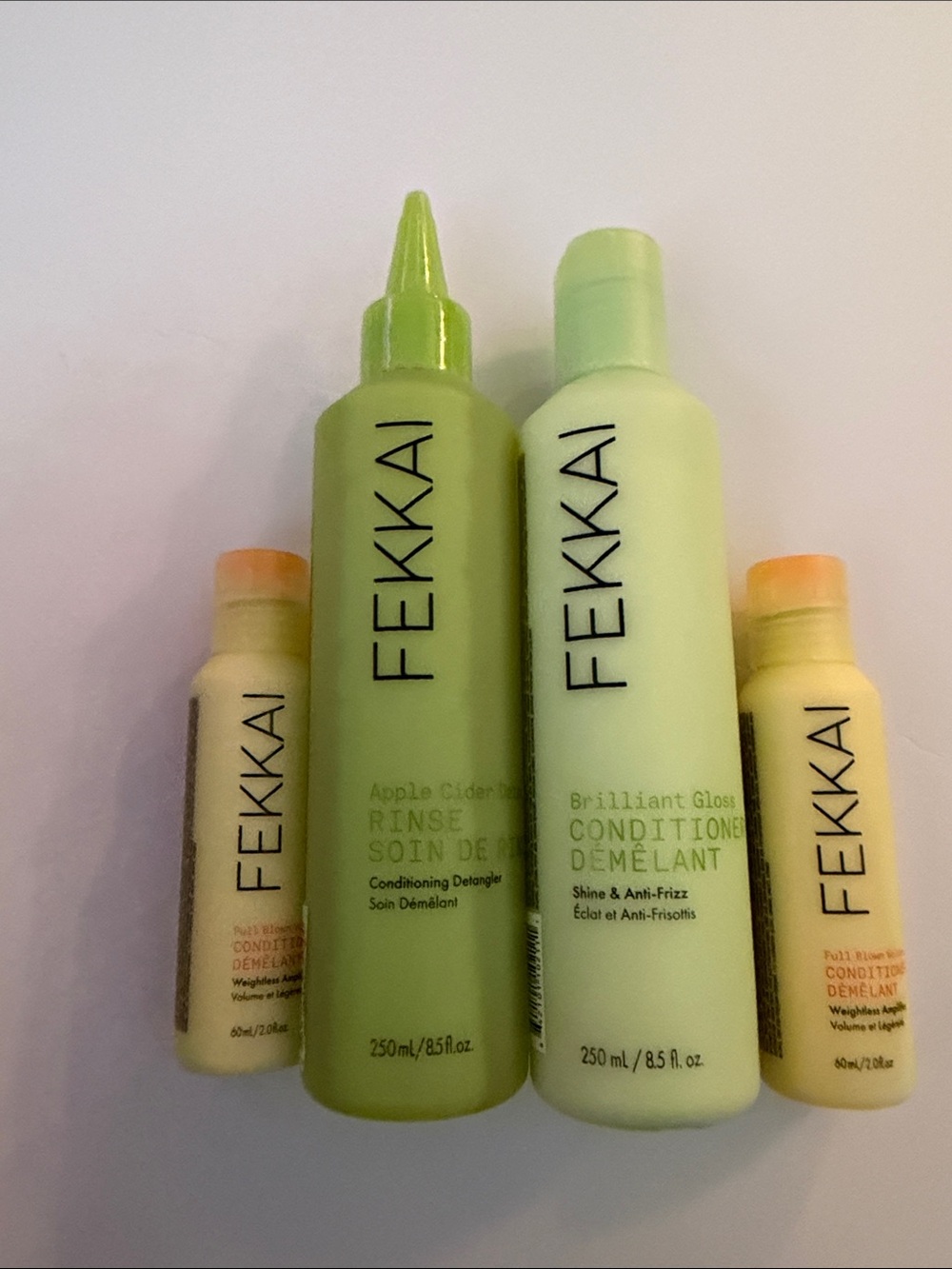 Fekkai Apple Scented Conditioning Set — Light Green & Green